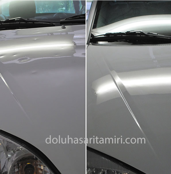 Boyasız Dolu Hasarı Çekimi İşlemi 